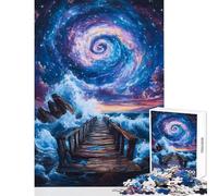 Puzzle pour Adolescents 1000 pièces Cosmic Pier Jeu éducatif Décoration intérieure Jouets pour entraîner Votre Cerveau et Vos Mains (38x52cm)