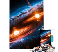 Puzzle pour Adolescents 1000 pièces Danse Cosmique des étoiles Activités Amusantes à la Maison Analyse et logique Jeu Anti-Stress pour Les 14 Ans et Plus (50x75cm)