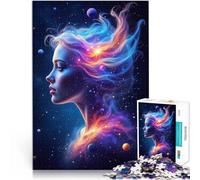 Puzzle pour Adolescents 1000 pièces Déesse céleste aux Cheveux cosmiques Jeu de Quiz est idéal comme Cadeau pour Toute la Famille 50x70cm