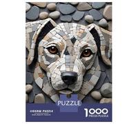 Puzzle pour Adolescents 1000 Pièces Dog Mosaic Art Puzzles pour Adultes, Jouet, Décoration Murale, Analyse Et Logique, Cadeaux De Noël Et d'anniversaire 38x26cm/1000pcs