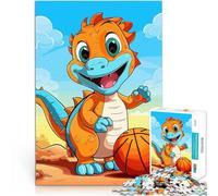 Puzzle pour Adolescents 1000 pièces Dragon de Basket-Ball Mignon Défi Difficile pour soulager Le Stress Une œuvre d'art 38x26cm