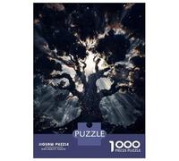 Puzzle pour Adolescents 1000 Pièces Dramatic Lighthouse Amidst Storm in Charcoal Style Puzzles pour Adultes Jeux De Détente Découpe De Précision Offre Spéciale pour Toute La Famille 52x38cm/1000pcs