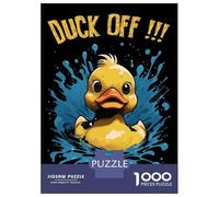 Puzzle pour Adolescents 1000 Pièces Duck Off Puzzles pour Adultes, Jeu Familial, Analyse Et Logique, Cadeaux Uniques d'anniversaire Et De Noël 38x26cm/1000pcs