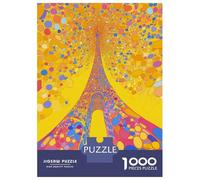 Puzzle pour Adolescents 1000 Pièces Eiffel Tower Abstract Pop Art Puzzle pour Adultes Jeu Manuel Découpe De Précision Activités Amusantes À La Maison 52x38cm/1000pcs