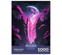 Puzzle pour Adolescents 1000 Pièces Enchanted Moonfall Casse-tête pour Adolescents, Jeu De Réflexion, Découpe De Précision, Cadeau d'anniversaire Unique 52x38cm/1000pcs