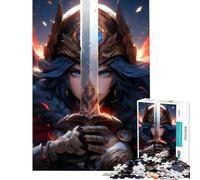 Puzzle pour Adolescents 1000 pièces Épée éclair Jeu Manuel éducatif et Stimulant pour développer l'analyse et la logique (Dimensions 38x26cm)