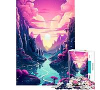 Puzzle pour Adolescents 1000 pièces Espace Extraterrestre Calme Pixel Art Jeu Manuel pour Un défi ludique éducatif pour développer l'analyse et la logique (Dimensions 38x26cm)