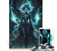 Puzzle pour Adolescents 1000 pièces Femme Duchesse des Ténèbres, Jeu de Construction, Interaction Parent-Enfant, Cadeau Unique pour Anniversaire et Noël 50x75cm