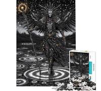 Puzzle pour Adolescents 1000 pièces Figurine ailée avec bâton dans Un Paysage étoilé Puzzle Adulte à Monter soi-même Jouet à Faire soi-même Idéal pour Passer Le Temps Pendant Les Vacances à la Maison