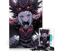 Puzzle pour Adolescents 1000 pièces,Fille Anime aux Ailes de Corbeau,Illustration aux Bords Nets,Jeu de Concentration idéal,Cadeau Parfait pour des Moments de détente,Illustration de Noël (38x26cm)