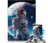 Puzzle pour Adolescents 1000 pièces Fille de l'espace Réduction du Stress intéressante Car C'est Un pour Toute la Famille 52x38cm