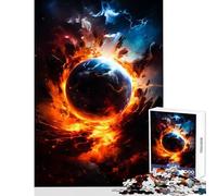 Puzzle pour Adolescents 1000 pièces Forces de marée spatiales Jeu éducatif Cadeau d'anniversaire Jeux relaxants et Antistress Dimensions 50x75cm