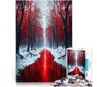 Puzzle pour Adolescents 1000 pièces Forêt tachée de Sang Entraînez Votre Cerveau et Vos Mains Super Cadeau 38x26cm