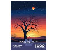 Puzzle pour Adolescents 1000 Pièces Gaborone Botswana Sunset Landscape Art Puzzles pour Adolescents - Jeux Anti-Stress - Idéal pour Se Détendre À La Maison - Stimule Le Cerveau 70x50cm/1000pcs
