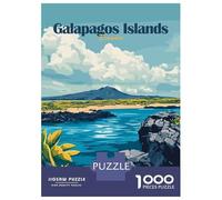 Puzzle pour Adolescents 1000 Pièces Galapagos Islands Ecuador Travel Puzzle pour Adultes, Jouet, Décoration Murale, Amusant Et Humoristique, Idéal comme Cadeau 52x38cm/1000pcs