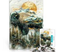 Puzzle pour Adolescents 1000 pièces Gardien des étendues Sauvages Assemblage du modèle Offrir en Cadeau à Toute la Famille 75x50cm