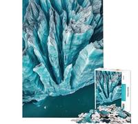 Puzzle pour Adolescents 1000 pièces Glacier Perito Moreno Argentine Un défi à relever pour réaliser Une œuvre d'art Jouet éducatif Convient aux Personnes de 14 Ans et Plus (38x26cm)