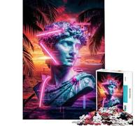 Puzzle pour Adolescents 1000 pièces Glitch in Time I Puzzles pour Adultes Jeux relaxants Assemblage de Motifs Activités Amusantes à la Maison (Dimensions 38x52cm)