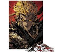 Puzzle pour Adolescents 1000 pièces Golden Fury Warrior's Gaze Chaque pièce est Unique Cadeau d'anniversaire ou Autre Cadeau Unique (38x52cm/1000 pièces)