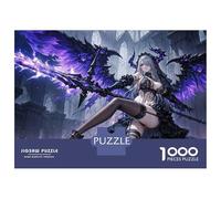 Puzzle pour Adolescents 1000 Pièces Gothic Warrior Angel Puzzles pour Adolescents - Jeux Anti-Stress - Idéal pour Se Détendre À La Maison - Stimule Le Cerveau 52x38cm/1000pcs