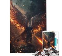 Puzzle pour Adolescents 1000 pièces Guerrier d'Eden Jeu de réflexion Stimulant pour Les Amateurs de Jeux et décoration Murale (Dimensions 38x52cm)