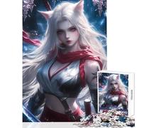 Puzzle pour Adolescents 1000 pièces Guerrier Lame de la Nuit Jeu Anti-Stress Idée Cadeau Jeu Manuel Amusant pour réduire Le Stress Dimensions 38x26cm