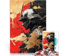 Puzzle pour Adolescents 1000 pièces Guerrier samouraï dans Le Style Kintsugi Jeu de Quiz est idéal comme Cadeau pour Toute la Famille 75x50cm