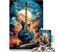 Puzzle pour Adolescents 1000 pièces Harmonie de Guitare électrique Coupe de précision Renforcer l'amour Entre Les Couples 75x50cm