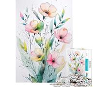 Puzzle pour Adolescents 1000 pièces Harmonie des pétales Pastel Apprentissage Jeu éducatif Jeu Pratique Analyse et logique Idée Cadeau (Dimensions 50x75cm)