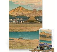 Puzzle pour Adolescents 1000 pièces Hasui Kawase Exact Edge Art Logic,Jeu Amusant,idéal pour Passer Un Moment agréable,décoration d'anniversaire,Cadeau (38x52cm)
