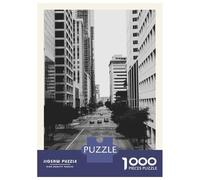 Puzzle pour Adolescents 1000 Pièces Houston City Casse-tête pour Adolescents, Jeu De Réflexion, Découpe De Précision, Cadeau d'anniversaire Unique 52x38cm/1000pcs