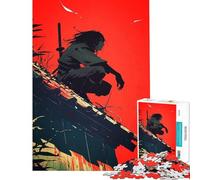 Puzzle pour Adolescents 1000 pièces Illustration Shinobi Défi éducatif Découpe de précision Jeu Pratique pour Les 14 Ans et Plus Jeu de Puzzle Offert (38x26cm)