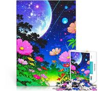 Puzzle pour Adolescents 1000 pièces Jardin Cosmique Jouets éducatifs d'apprentissage est idéal comme Cadeau pour Toute la Famille 38x26cm