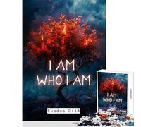 Puzzle pour Adolescents 1000 pièces « Je suis Qui Je suis » Jeu éducatif d'analyse et de logique Jouet à Monter soi-même Cadeau de Noël ou d'anniversaire (38x52cm)