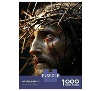 Puzzle pour Adolescents 1000 Pièces Jesus is Alive Puzzles pour Adultes Jeu Familial Anti-Stress Interaction Parent-Enfant 52x38cm/1000pcs