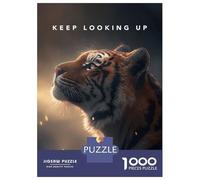 Puzzle pour Adolescents 1000 Pièces Keep Looking Up Motivation Puzzle pour Adultes Jeu De Réflexion Décoration Murale Cadeau Anti-Stress 52x38cm/1000pcs