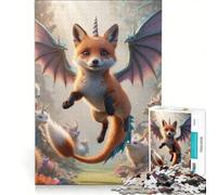 Puzzle pour Adolescents 1000 pièces, kit de tyrolienne avec Ailes de Dragon, Jeu Pratique pour s'amuser en Famille, idéal comme Cadeau pour Toute la Famille 50x75cm