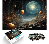 Puzzle pour Adolescents 1000 pièces La cité des étoiles Jouets Jeux éducatifs Soulagement du Stress Décoration Parfaite 75x50cm