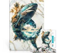 Puzzle pour Adolescents 1000 pièces La Domination des Profondeurs Jouets Anti-Stress Décoration d'intérieur et Cadeaux Uniques 38x26cm