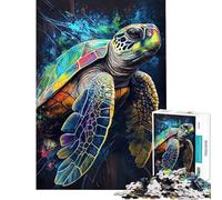 Puzzle pour Adolescents 1000 pièces La Tortue Patiente Puzzle Adulte Jeu de Manipulation Décoration Murale Offre spéciale Cadeaux pour Toute la Famille (Dimensions 50x75cm)