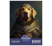 Puzzle pour Adolescents 1000 Pièces Labrador Viking Puzzle pour Adultes Jeu Pratique Analyse Et Logique Interaction Parent-Enfant 52x38cm/1000pcs