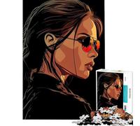 Puzzle pour Adolescents 1000 pièces Lara Croft Tomb Raider Activités Amusantes à la Maison mais Aussi Un Jeu Familial Amusant et Humoristique pour Les 14 Ans et Plus (38x52cm)