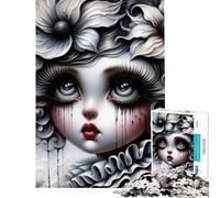 Puzzle pour Adolescents 1000 pièces Larmes de Porcelaine Jeu Impossible Jouet addictif pour cultiver la Patience Cadeau d'anniversaire Amusant et Humoristique (Taille 38x52cm)