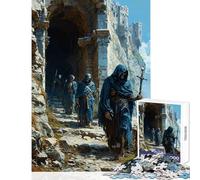 Puzzle pour Adolescents 1000 pièces Le Bastion des Morts-Vivants Jeu éducatif Activités familiales Jouet éducatif pour Les Amateurs de Jeux (38x52cm)