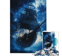Puzzle pour Adolescents 1000 pièces Le Pirate de Minuit Jeu éducatif et d'apprentissage Décoration Parfaite Cadeau d'anniversaire (Dimensions 38x52cm)