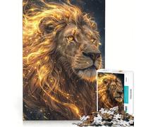 Puzzle pour Adolescents 1000 pièces Le Roi Lion électrique, Jouet Anti-Stress, défi Stimulant, renforce Les Liens Amoureux 38x26cm