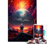 Puzzle pour Adolescents 1000 pièces Les astronautes veulent rentrer chez eux Difficile et Stimulant Analyse et logique Jouet de décoration pour la Maison À partir de 14 Ans (38x52cm)