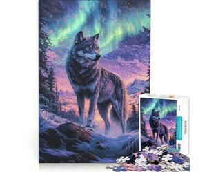 Puzzle pour Adolescents 1000 pièces Les Loups Ont des alphas Jeu Impossible défi Difficile Cadeau d'anniversaire Unique 50x75cm