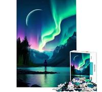 Puzzle pour Adolescents 1000 pièces Les Murmures du Nord Jeu Impossible éducatif et Amusant idéal pour Les Couples (Dimensions 50x75cm)