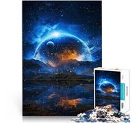 Puzzle pour Adolescents 1000 pièces l'espace est Sauvage Défi Difficile pour soulager Le Stress Une œuvre d'art 38x26cm